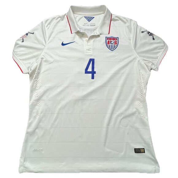 USMNT US Soccer Michael Bradley Jersey 2014 Nike XXL - Picture 5 of 16